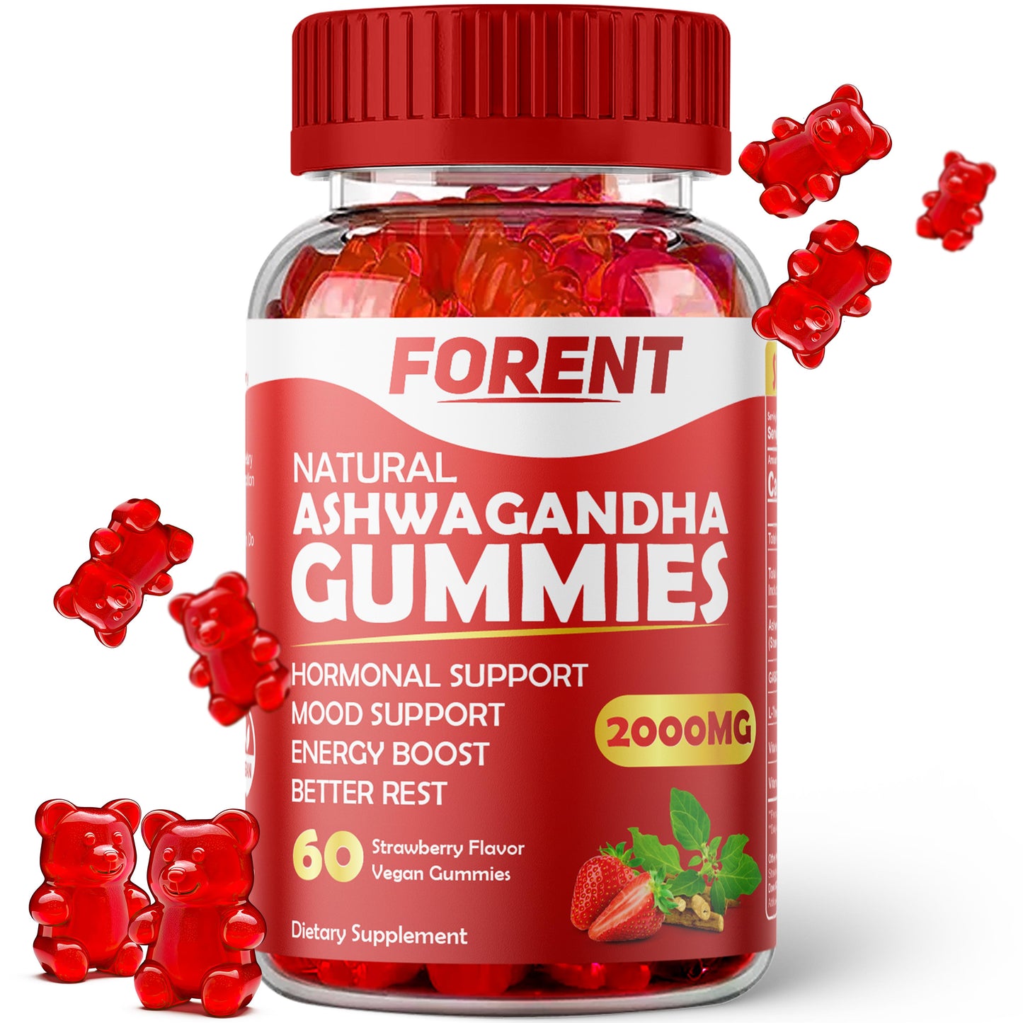 Ashwagandha Gummies Women, Ashwagandha Supplement, Vegan Ashwagandha Energy & Sleep Support Gummies, Vitamin Gummies, Gummies for Women, Dietary Supplement, Healthcare, Natural,ashwagandha calm