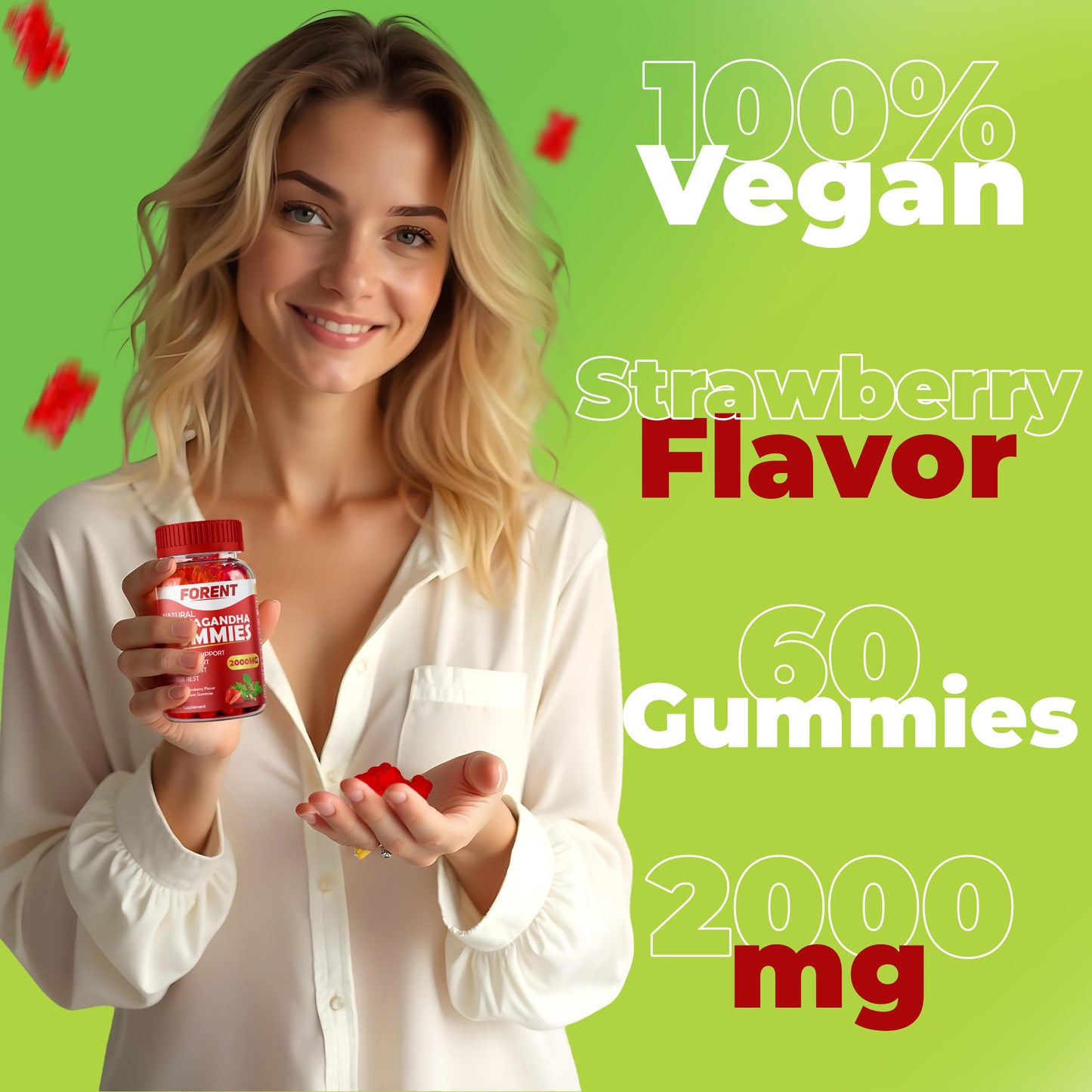 Ashwagandha Gummies Women, Ashwagandha Supplement, Vegan Ashwagandha Energy & Sleep Support Gummies, Vitamin Gummies, Gummies for Women, Dietary Supplement, Healthcare, Natural,ashwagandha calm